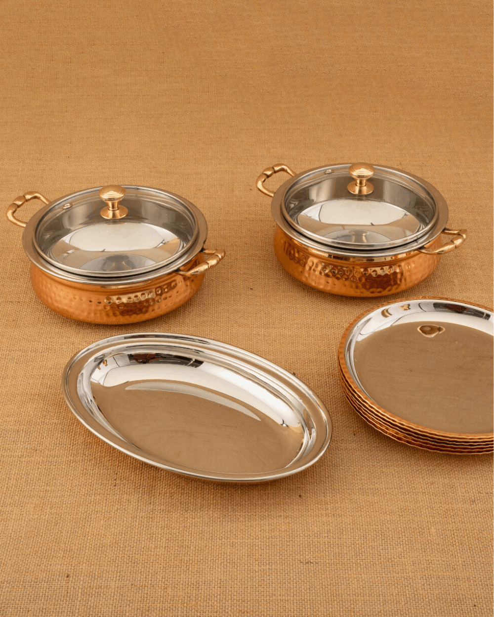 Copper Premium Dinner Set