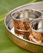 Pure Copper Premium Thaliset (Steel Inside)