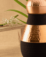 Authentic Copper Rajwadi Bedroom Jar Black