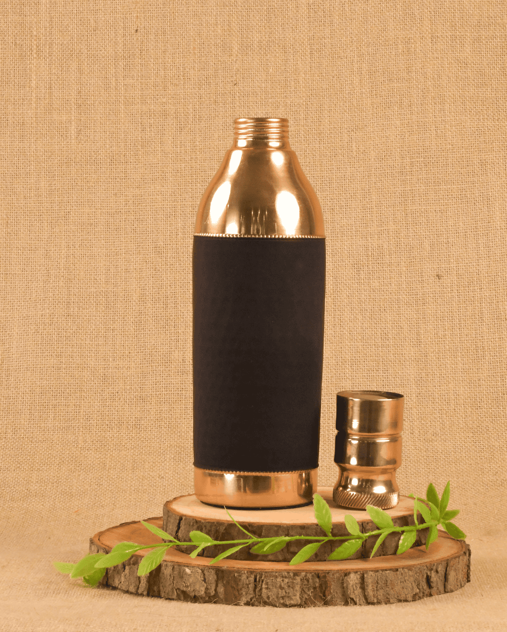 Premium Copper Signature Bottle Black Color Coated (980ml)