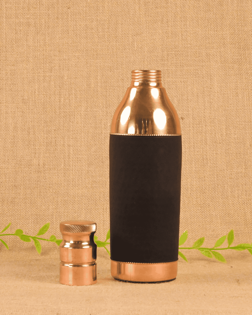 Pure Copper Signature Bottle Black Color Coated (980ml)