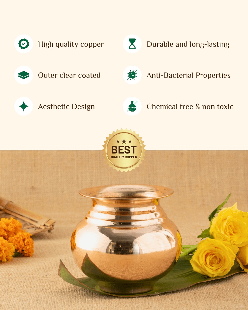 Benefits of Copper Signature Kalash