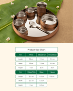 Premium Copper Signature Thaliset Curved Vintage Finish (steel Inside)