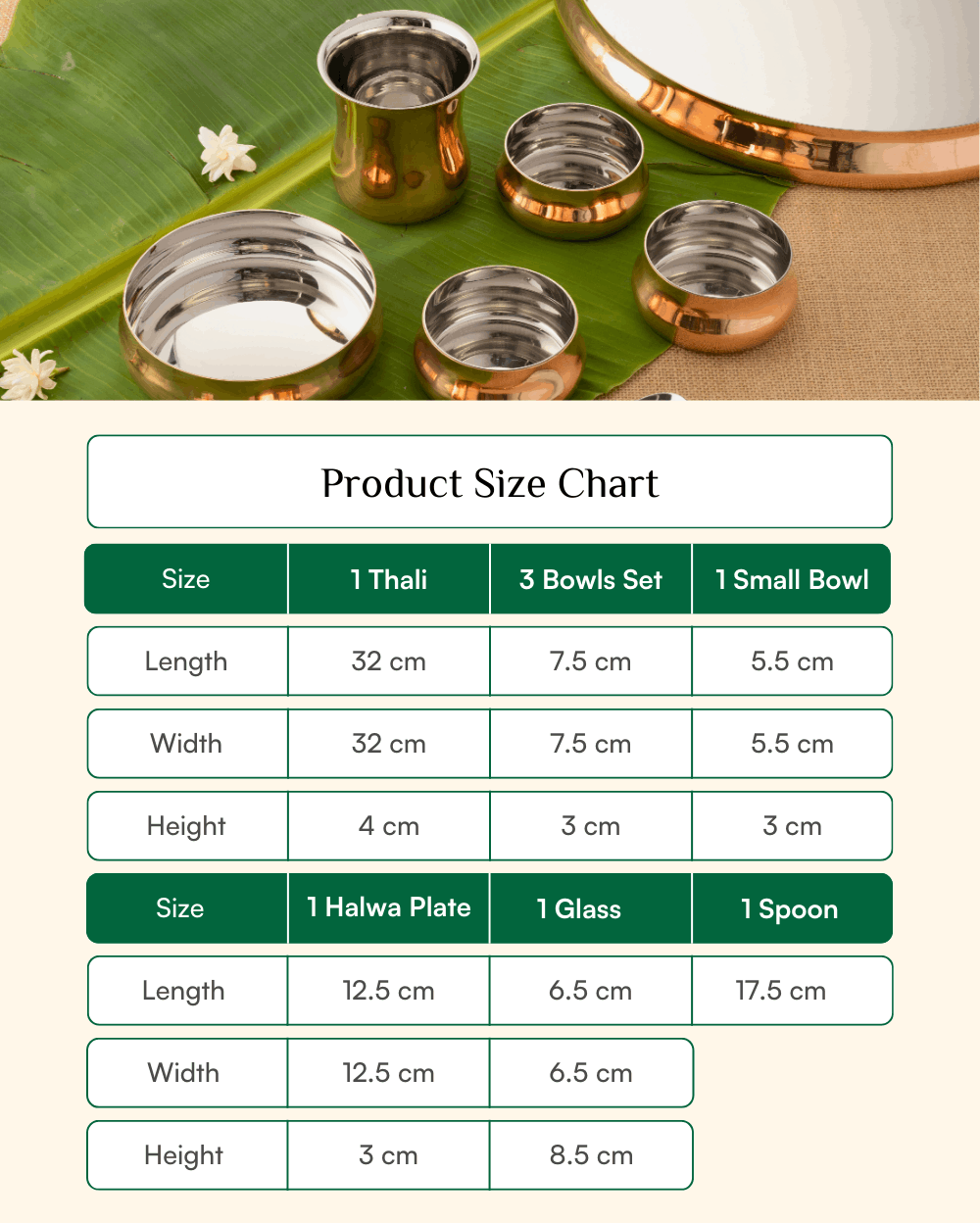 Premium Copper Signature Thaliset Curved (steel Inside)