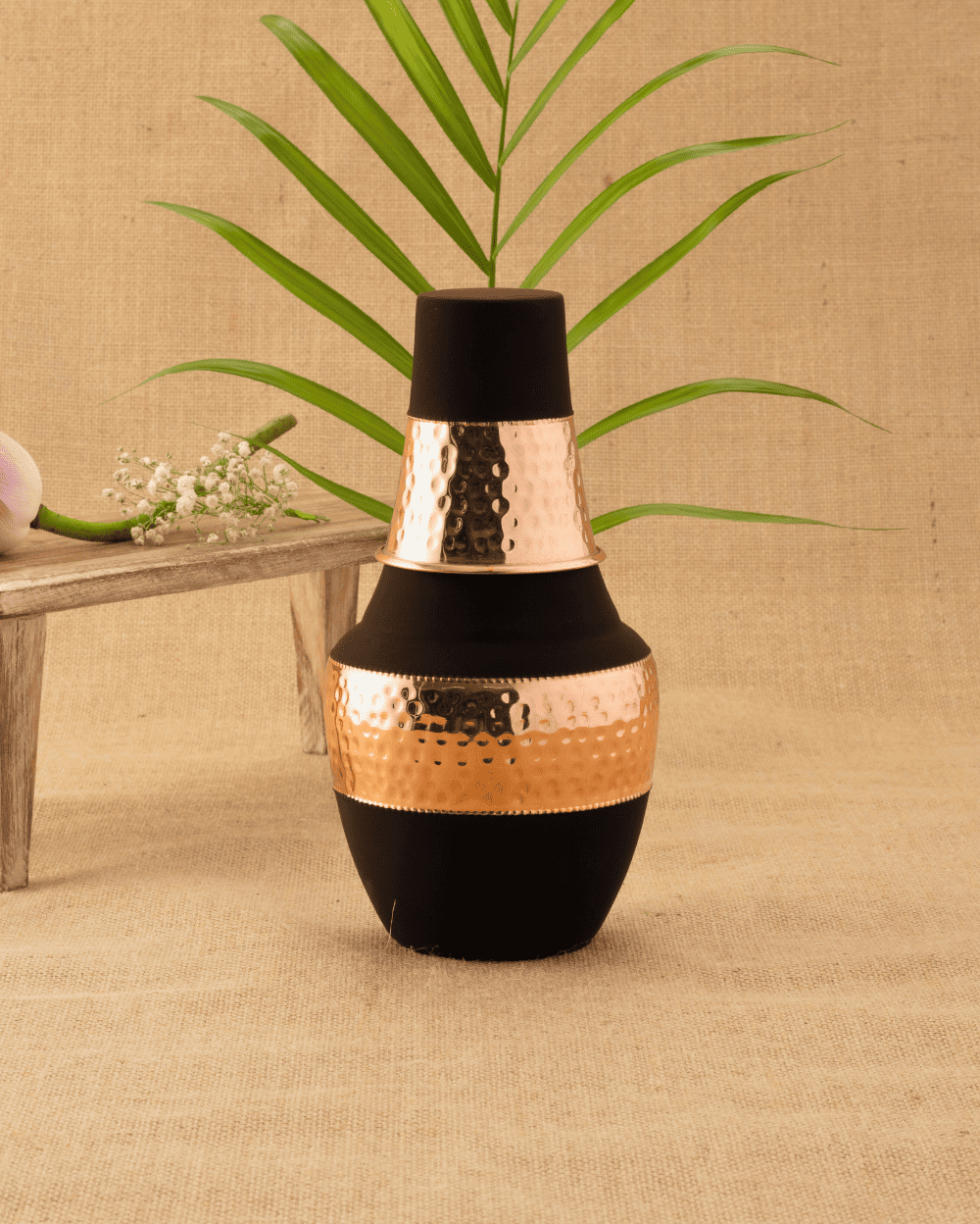 Copper Tiara Bedroom Jar Black