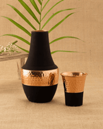 Authentic Copper Tiara Bedroom Jar Black