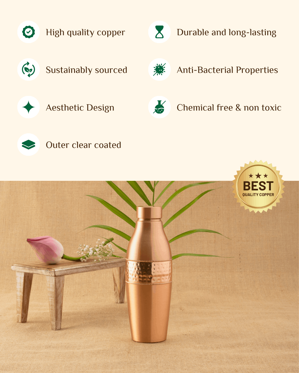 Benefits Of Copper Ace Bottle