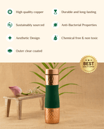 Benefits Of Copper Alpha Bottle Green Color Coated