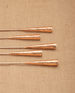 Real Copper and Brass Barbeque Stick Set of 5