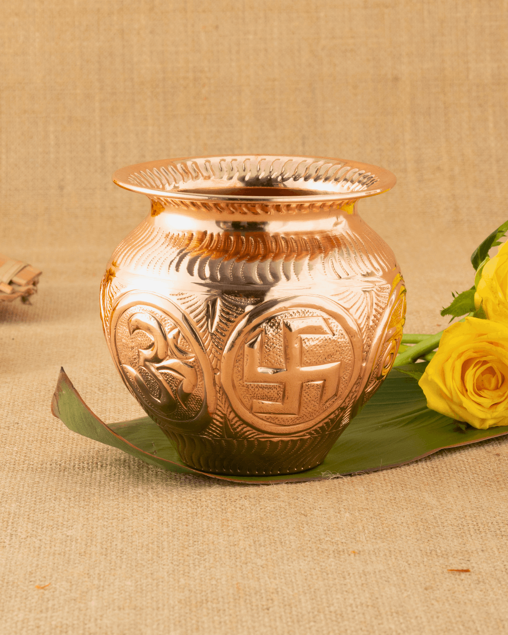 Copper Classic Kalash Engraved