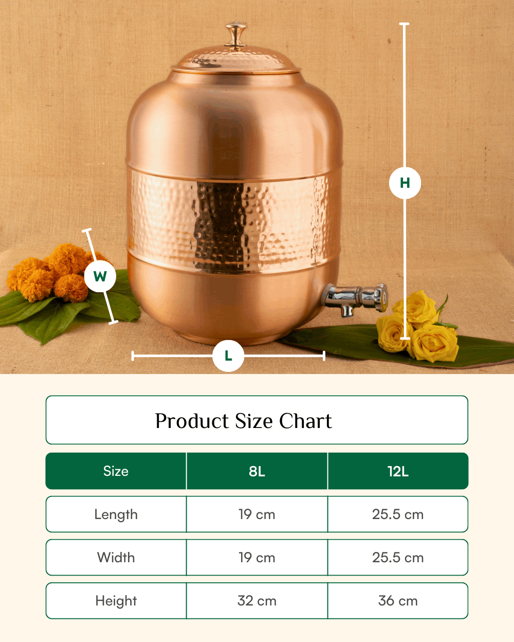 Premium Copper Classic Matka