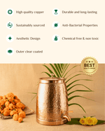 Benefits Of Copper Deluxe Matka Hammered