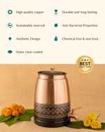 Benefits Of Copper Deluxe Matka Vintage Engraved