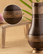 Authentic Copper Fab Bedside Jar Engraved