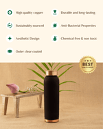 Benefits Of Copper Luxe Bottle Black