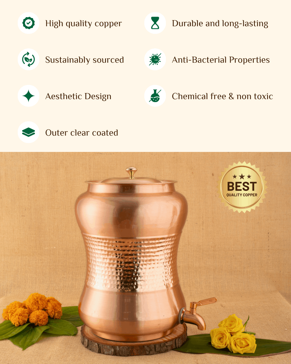 Benefits Of Copper Luxe Matka