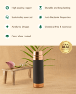 Benefits Of Copper Premium Bottle Grey Color Coated
