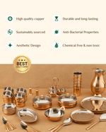 Benefits Of Copper Premium Dinner set