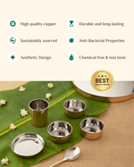 Benefits Of Copper Premium Thaliset (Steel Inside)