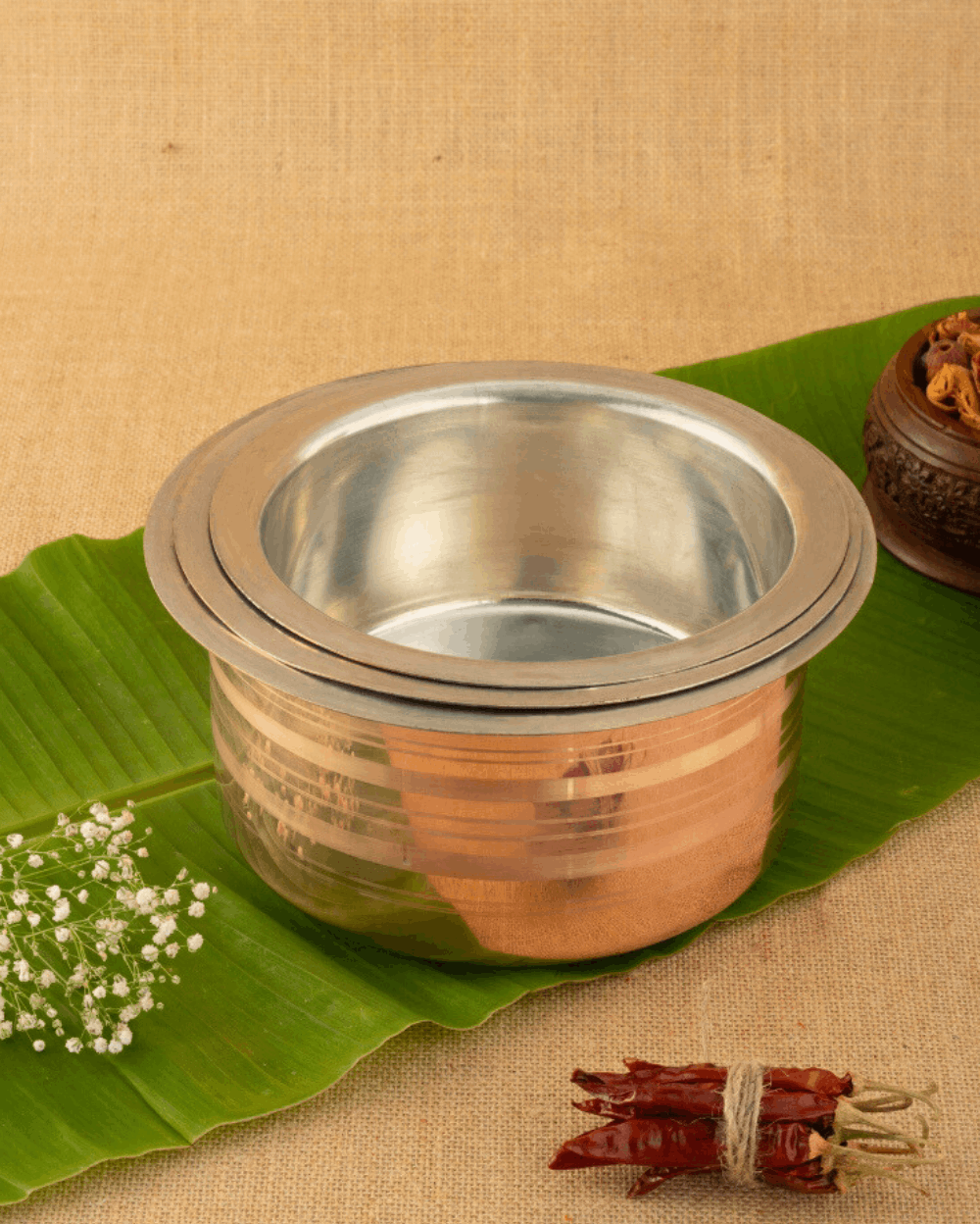 Classic Copper Sterling Cooking Pot Set Tin Coated