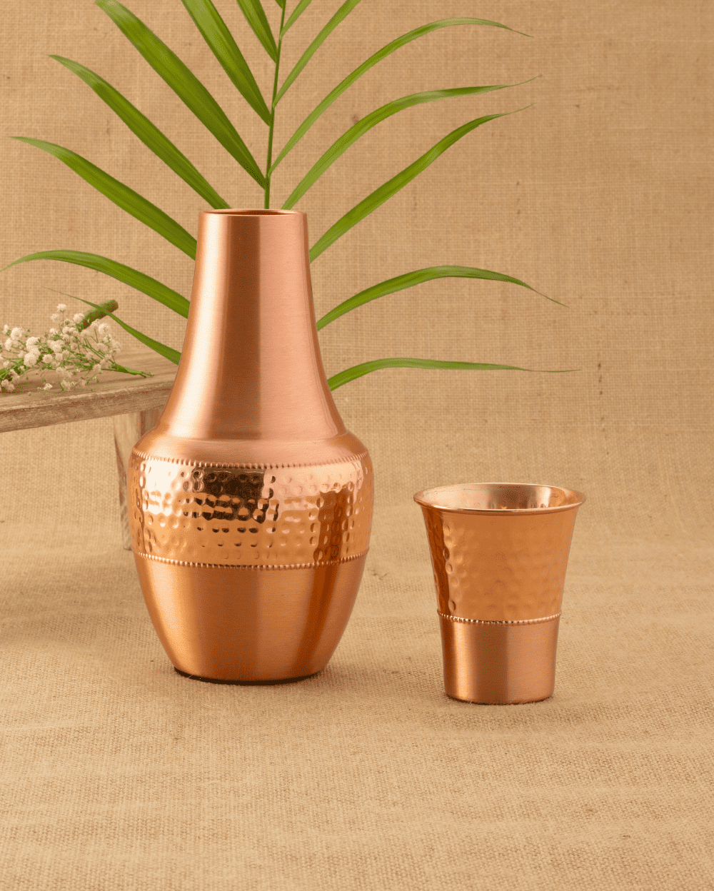 Pure Copper Tiara Bedroom Jar