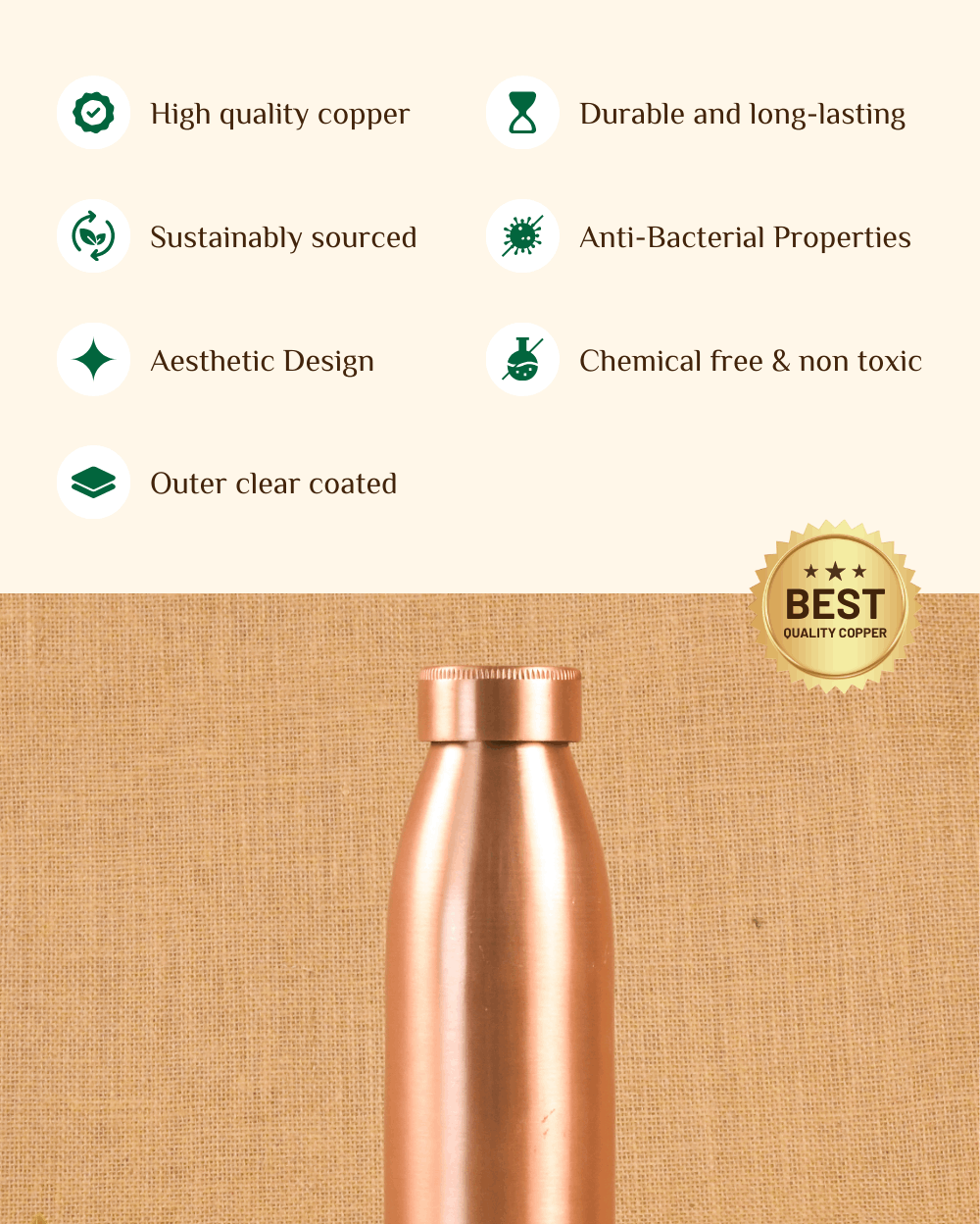 Royal Copper Tiara Bottle