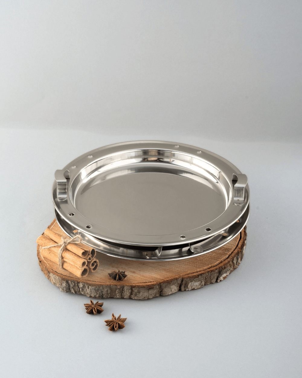 Steel Hefty Multi Kadai Induction Bottom