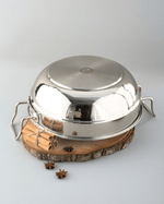 Premium Steel Hefty Multi Kadai Induction Bottom