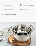 Benefits of Steel Hefty Serving Handi Set