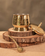 Brass Signature Ghee Pot