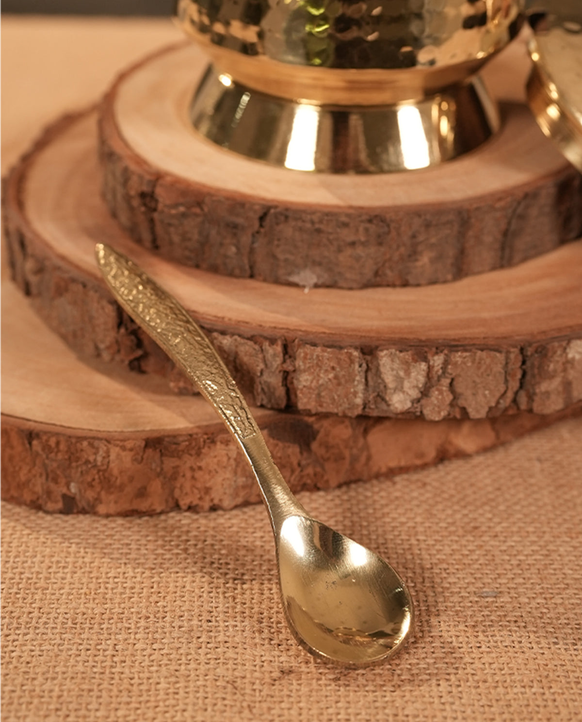 Brass Signature Ghee Pot
