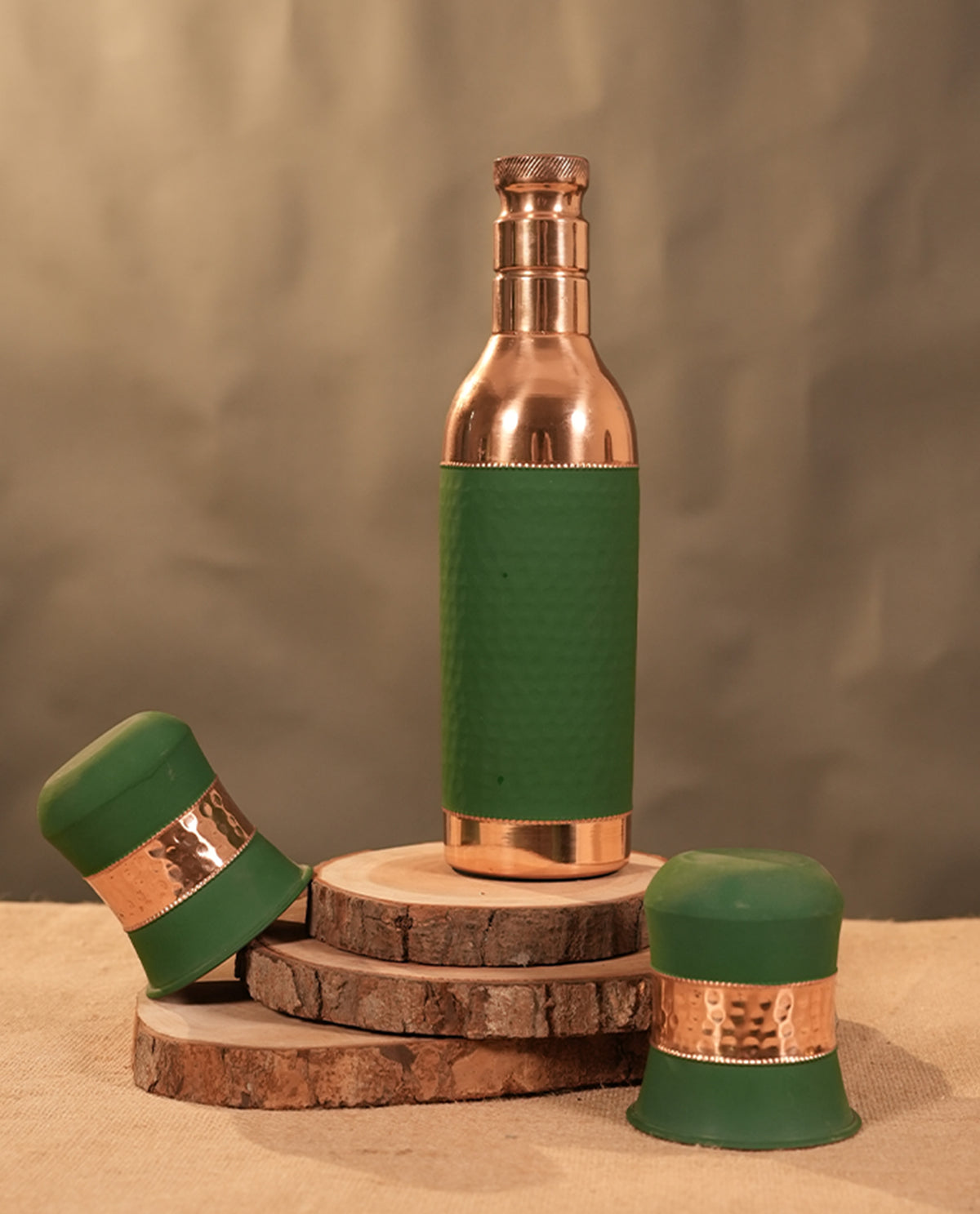 Copper Signature Bottle and Glass Set