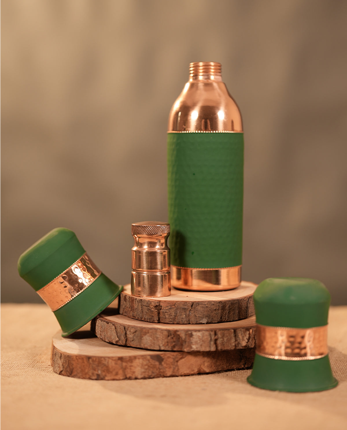 Copper Signature Bottle and Glass Set
