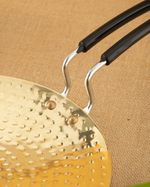 Traditional Brass Tawa Combo – Brass Robust Dosa Tawa + Brass Premium Hammered Roti Tawa