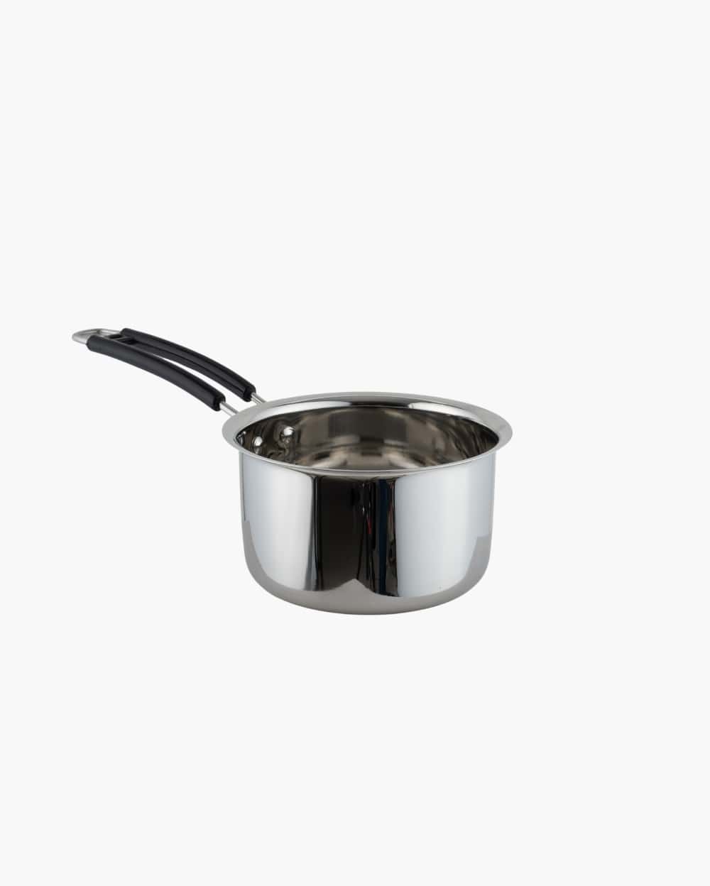 Steel Hefty Sauce Pan Plain Bottom Set of 3
