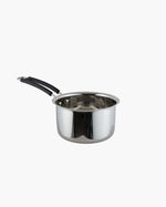 Steel Hefty Sauce Pan Plain Bottom Set of 3