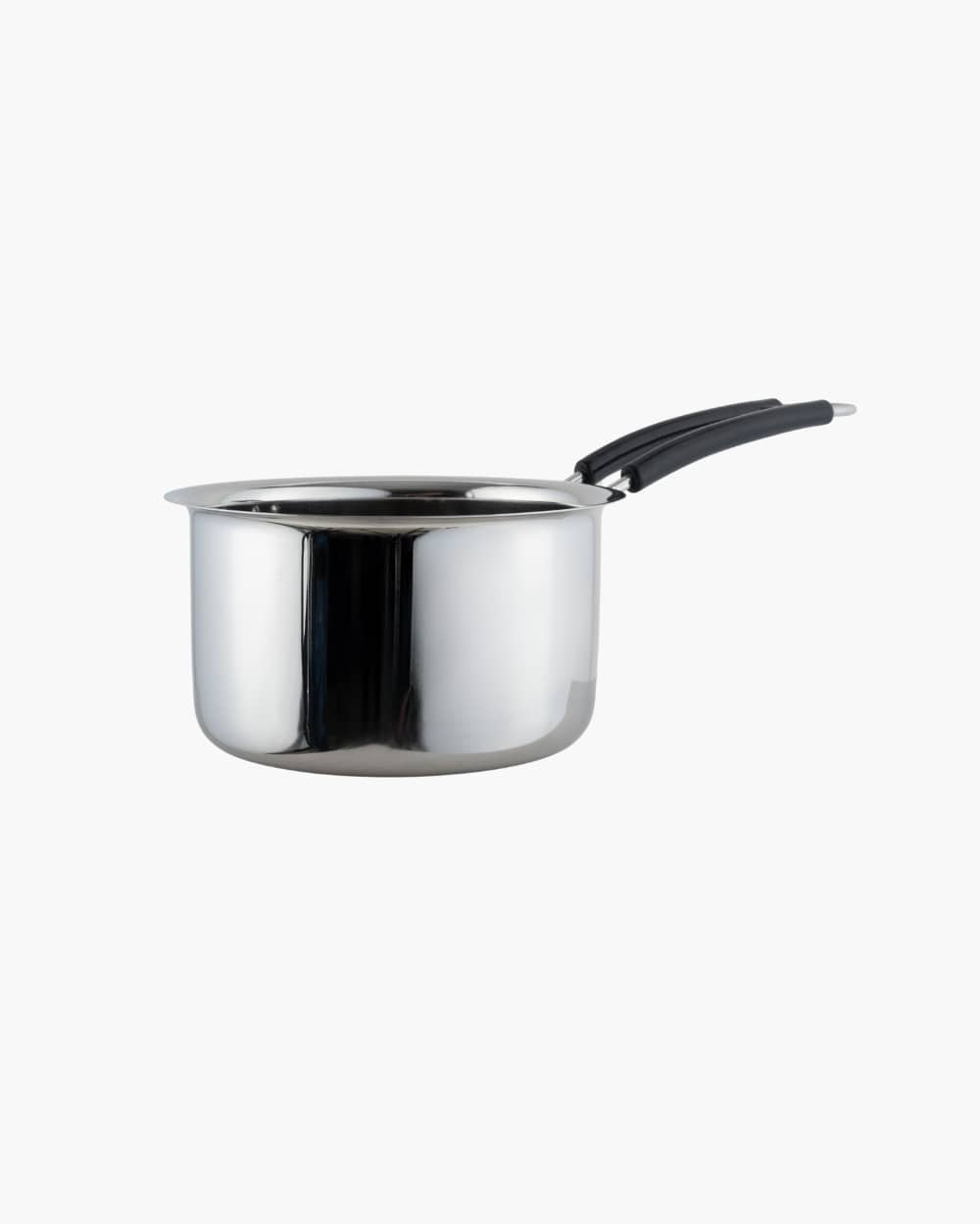Steel Hefty Sauce Pan Plain Bottom Set of 3