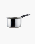 Steel Hefty Sauce Pan Plain Bottom Set of 3