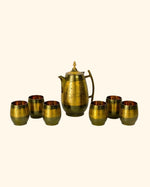 Brass Rajwadi Jug & Glass Set