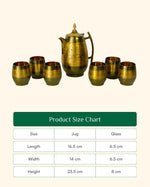 Brass Rajwadi Jug & Glass Set