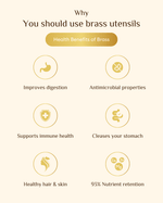 Brass Premium Cup Saucer Set with Kettle