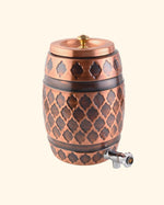 Copper Antique Matka/Waterpot 10L & 5L