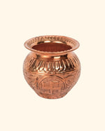 Copper Classic Kalash Engraved