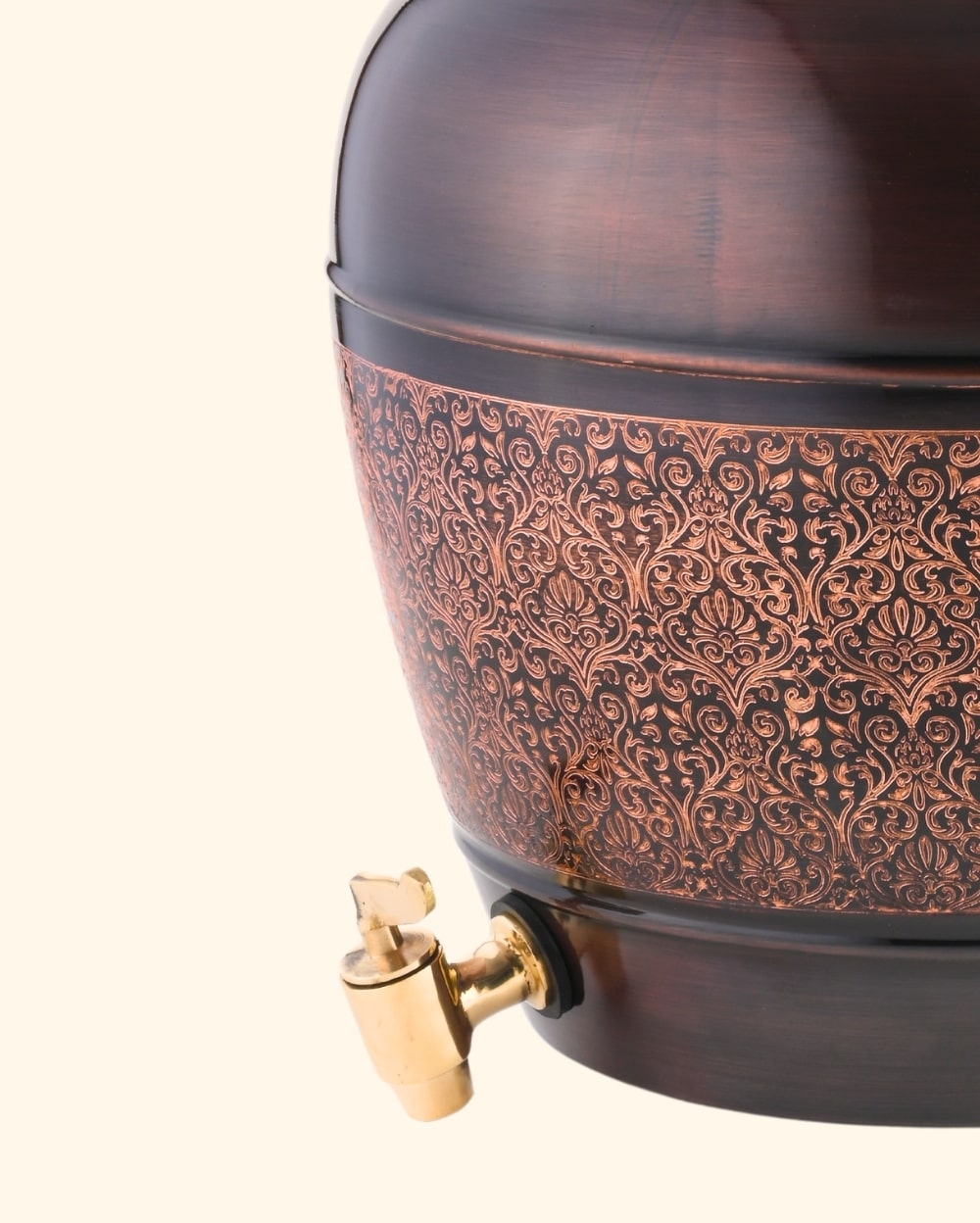 Copper Royal Matka/Waterpot Engraved 11L