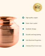 Copper Deluxe Waterpot/Ghada Glossy