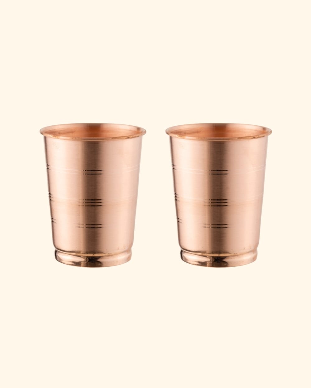 Copper Crest Glass Set of 2 Pieces Matt