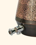 Copper Premium Matka/Waterpot Engraved 5L/10L