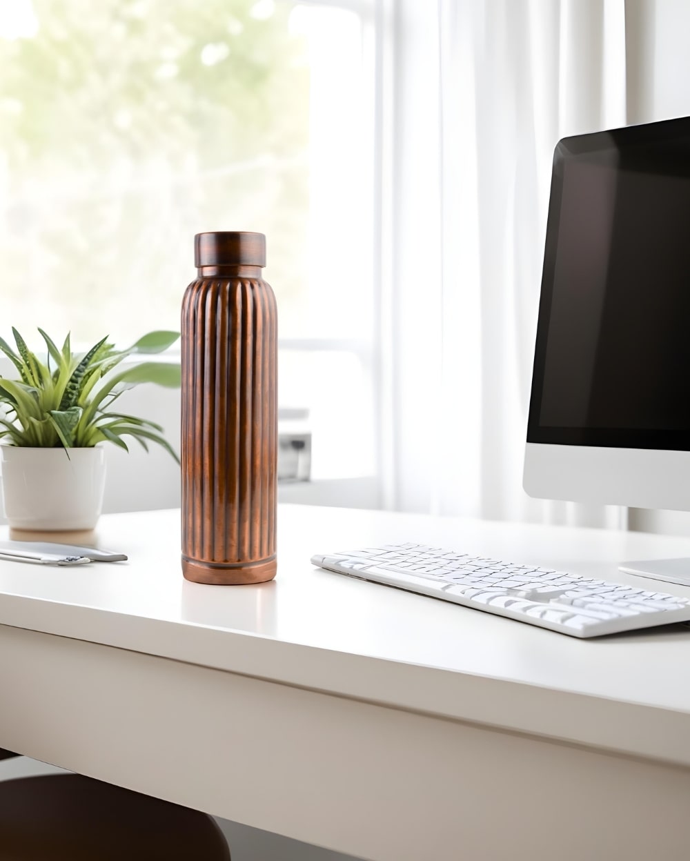 Copper Luxe Bottle Vintage Finish