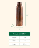 Copper Luxe Bottle Vintage Finish