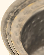 Brass Sterling Hammered Cooking Pot/Tope Set Tin Coated